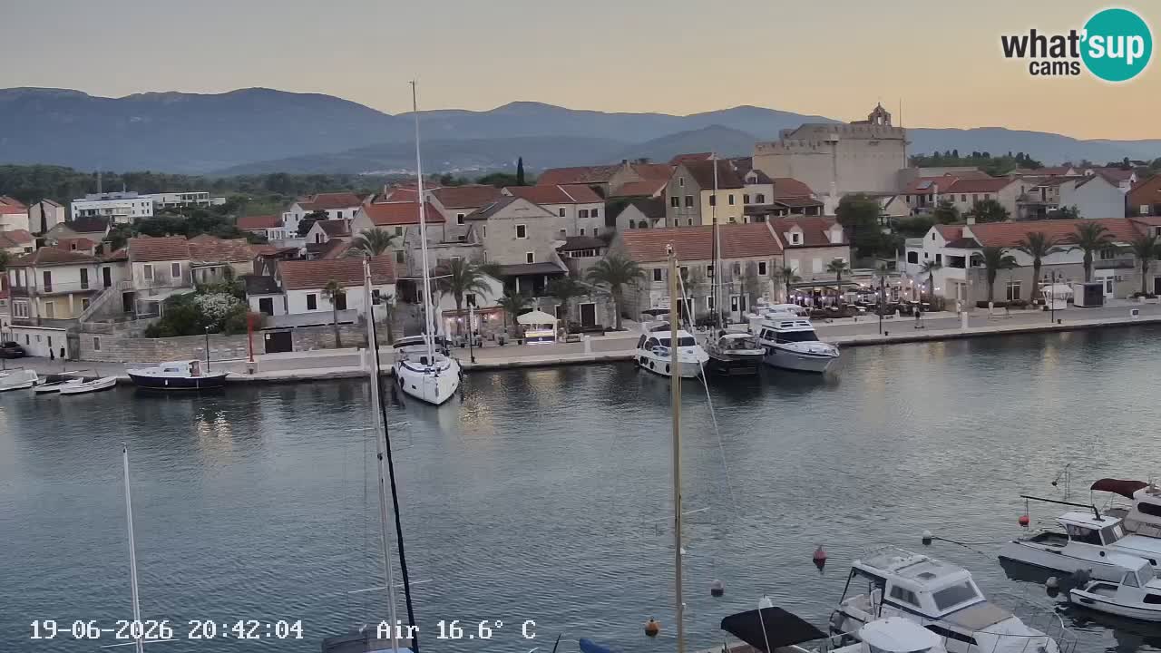 Livecam Vrboska marina | Hvar island | Dalmatia
