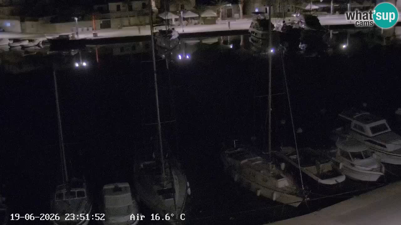 Livecam Hvar Vrboska marina | Île de Hvar | Dalmatia