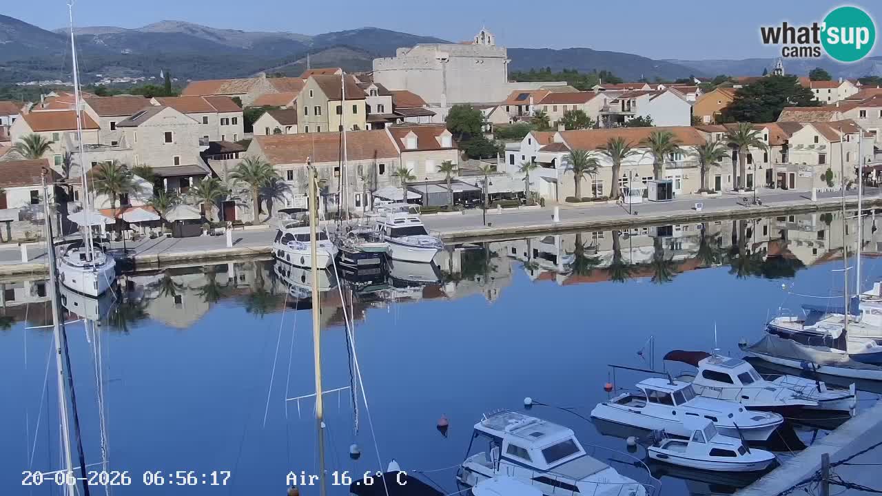 Livecam Vrboska marina | Hvar island | Dalmatia