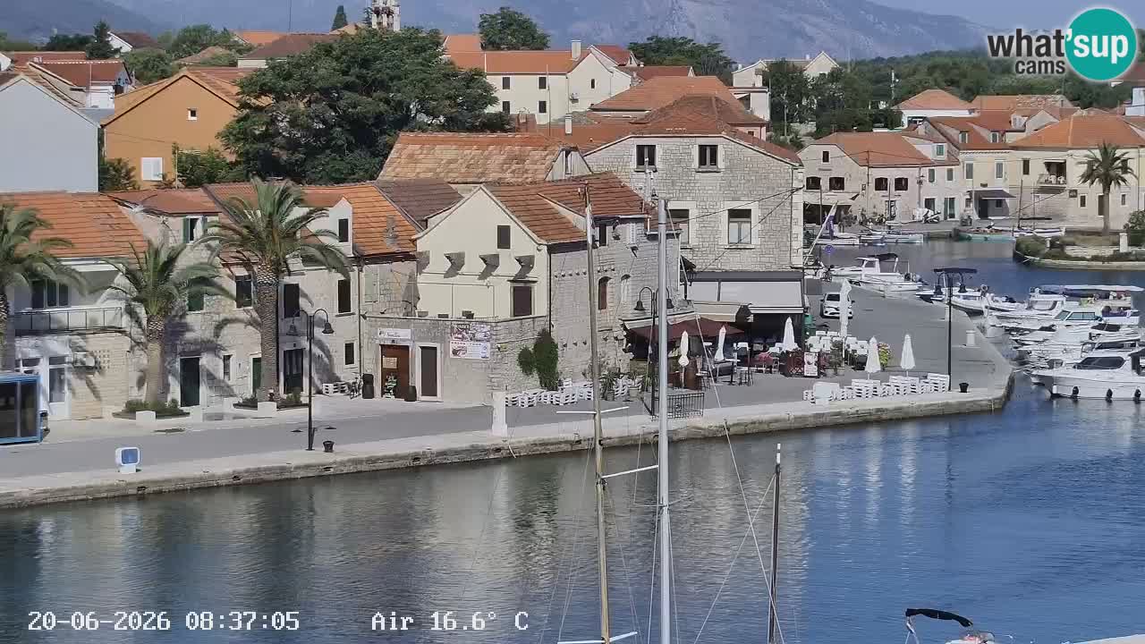 Webcam Hvar Vrboska marina | Dalmazia