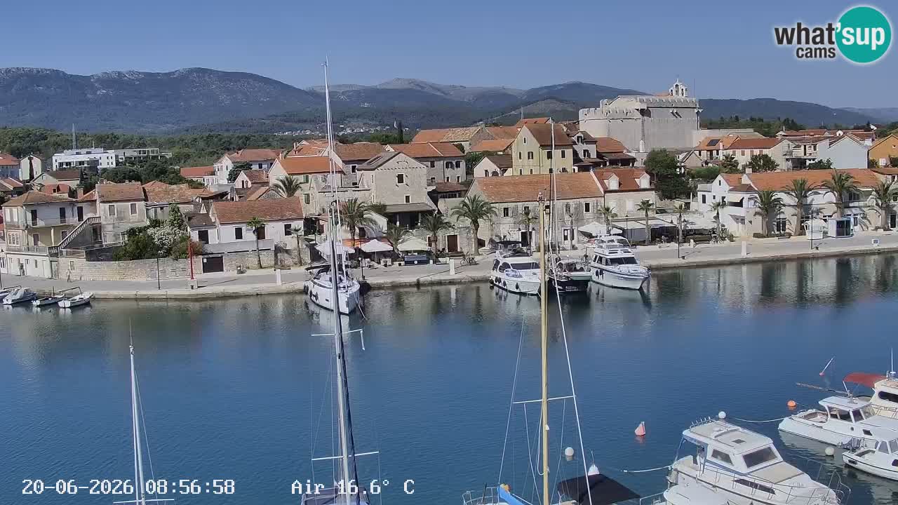 Livecam Vrboska marina | Hvar island | Dalmatia