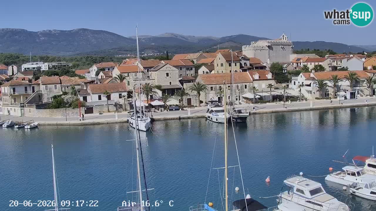 Web kamera Hvar Vrboska marina | otok Hvar | Dalmacija