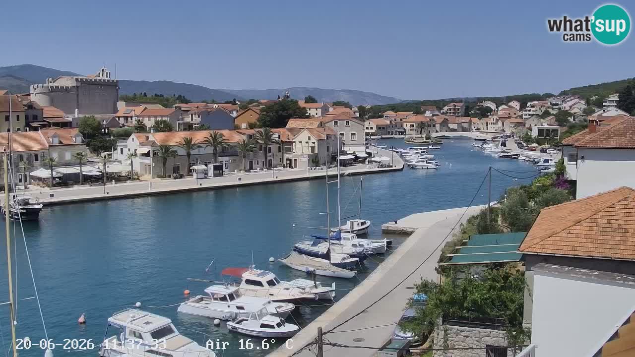 Webcam Hvar Vrboska marina | Dalmazia
