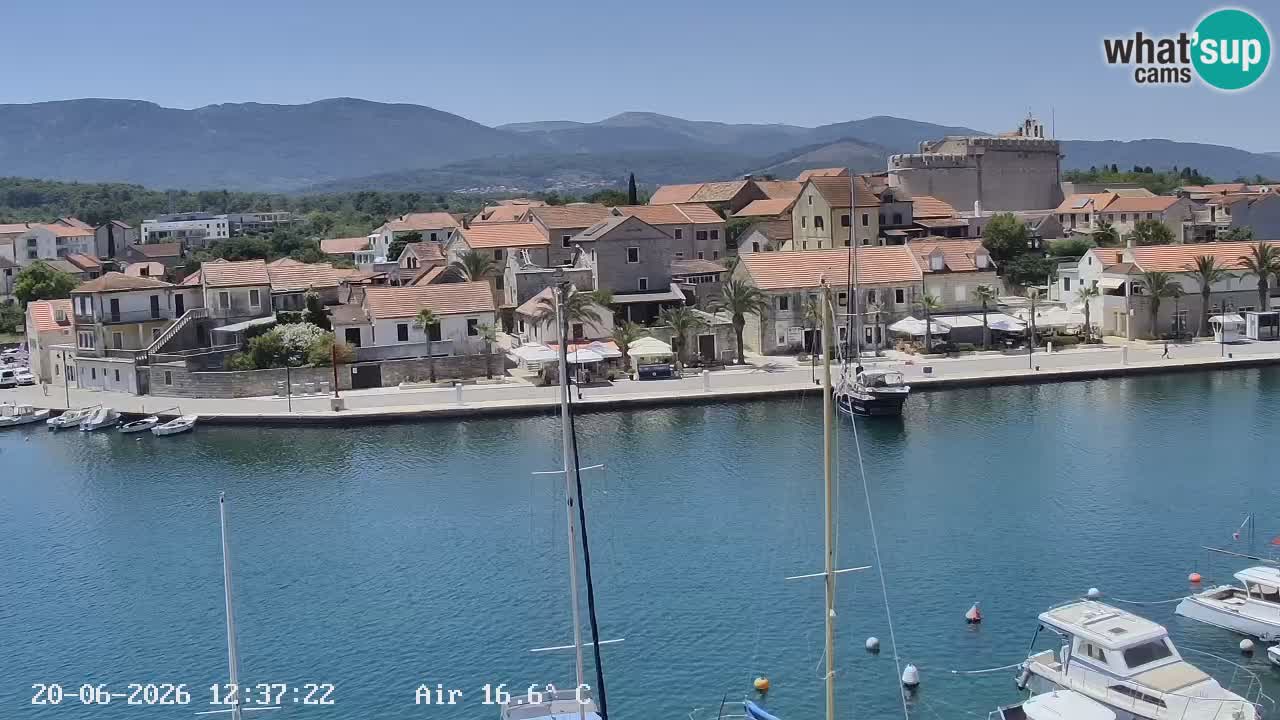 Livecam Vrboska marina | Hvar island | Dalmatia