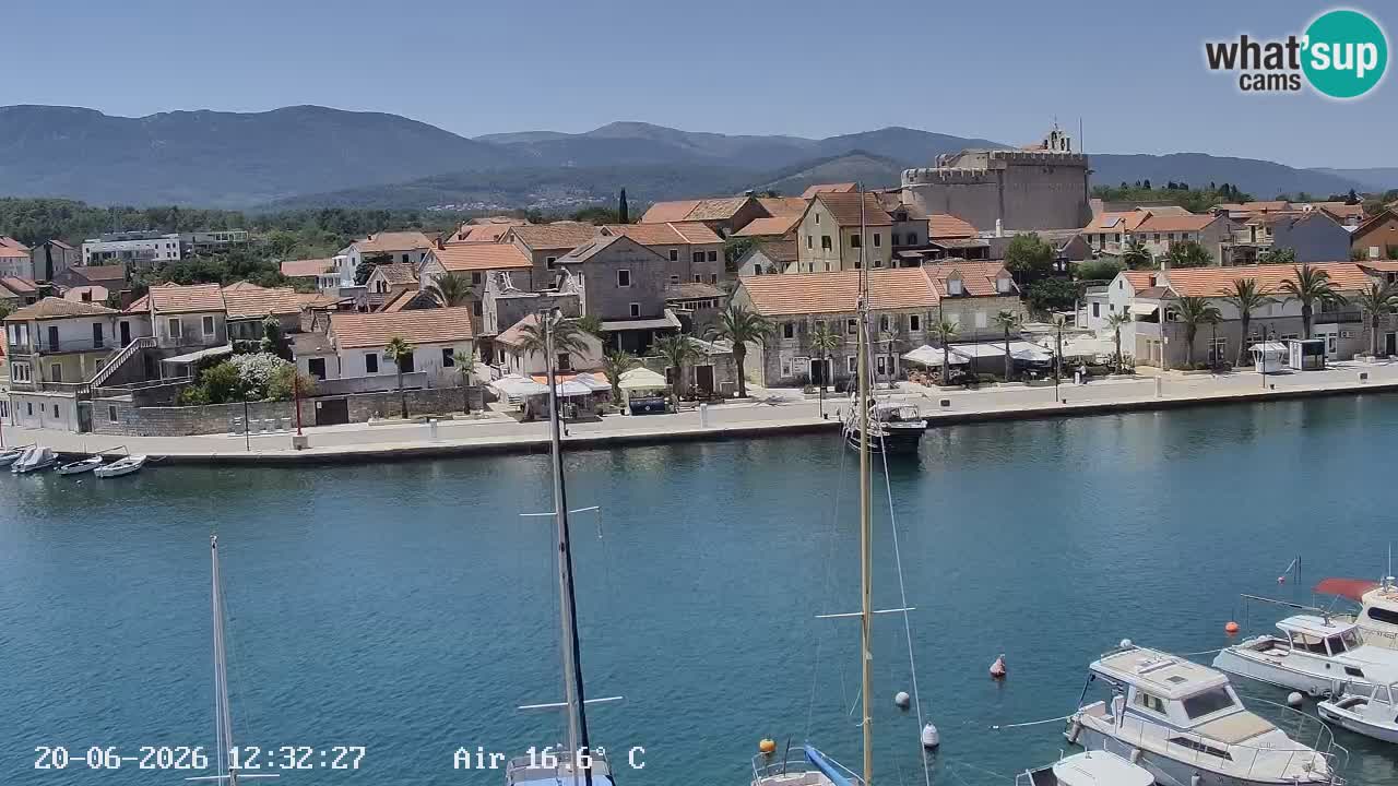 Webcam Vrboska marina | Hvar Insel | Dalmatien