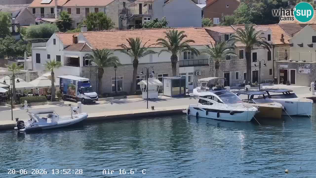 Webcam Hvar Vrboska marina | Dalmazia