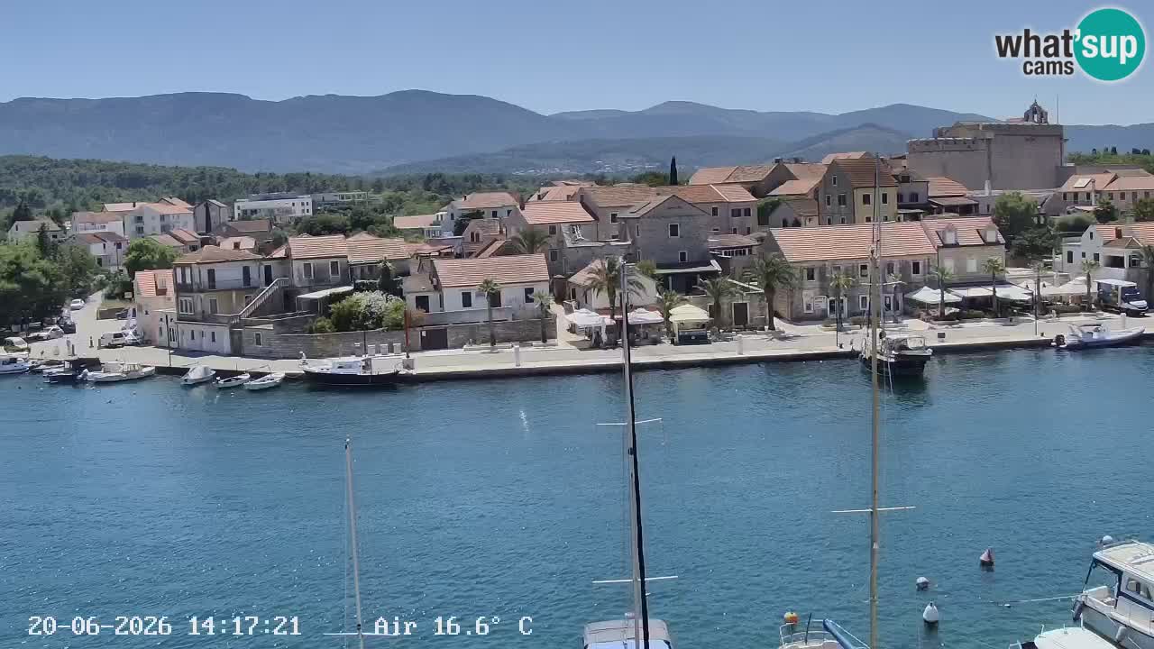 Livecam Vrboska marina | Hvar island | Dalmatia