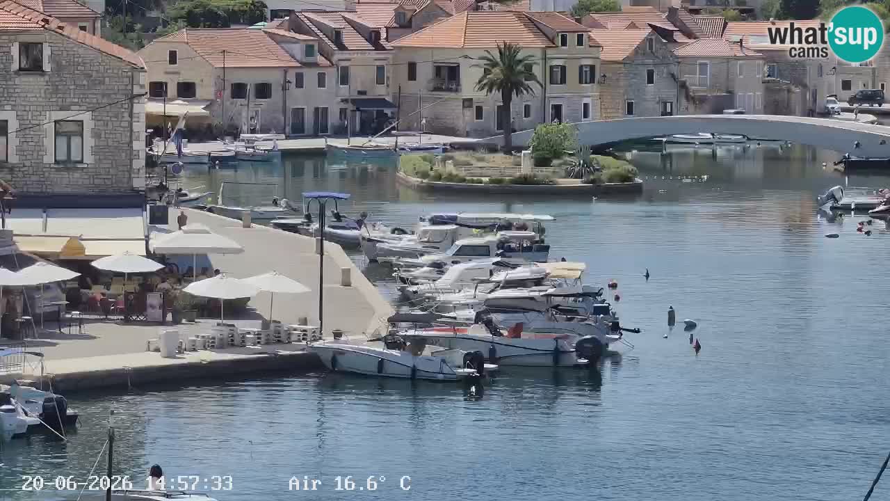 Webcam Vrboska marina | Hvar Insel | Dalmatien