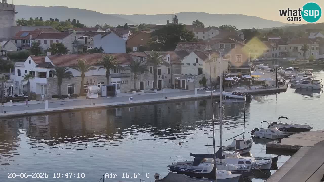 Livecam Vrboska marina | Hvar island | Dalmatia