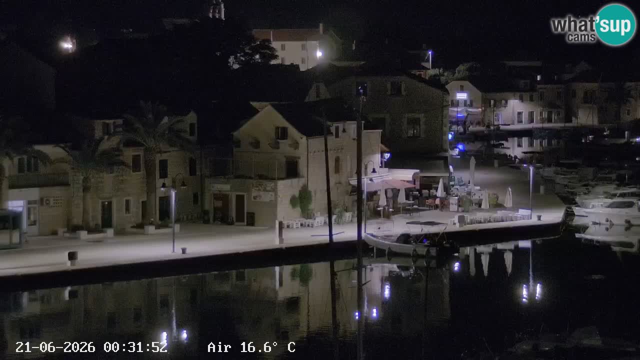 Livecam Vrboska marina | Hvar island | Dalmatia