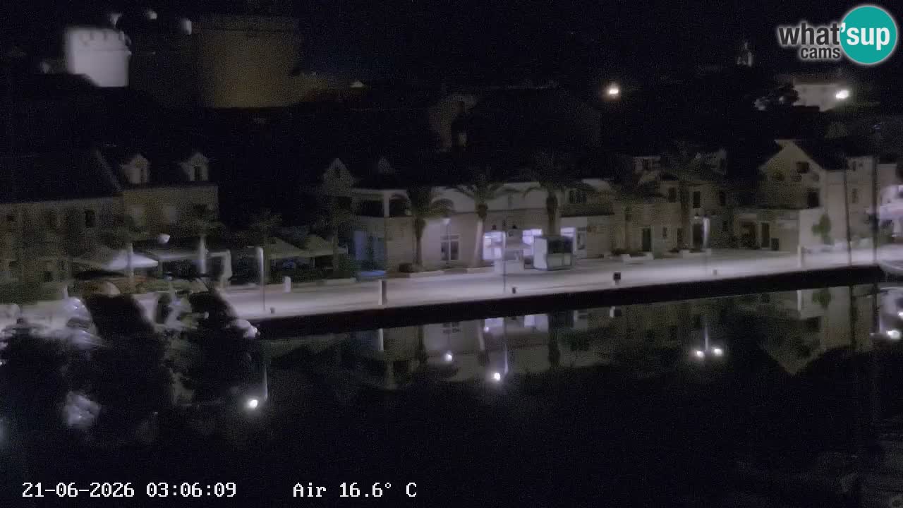 Webcam Vrboska marina | Hvar Insel | Dalmatien