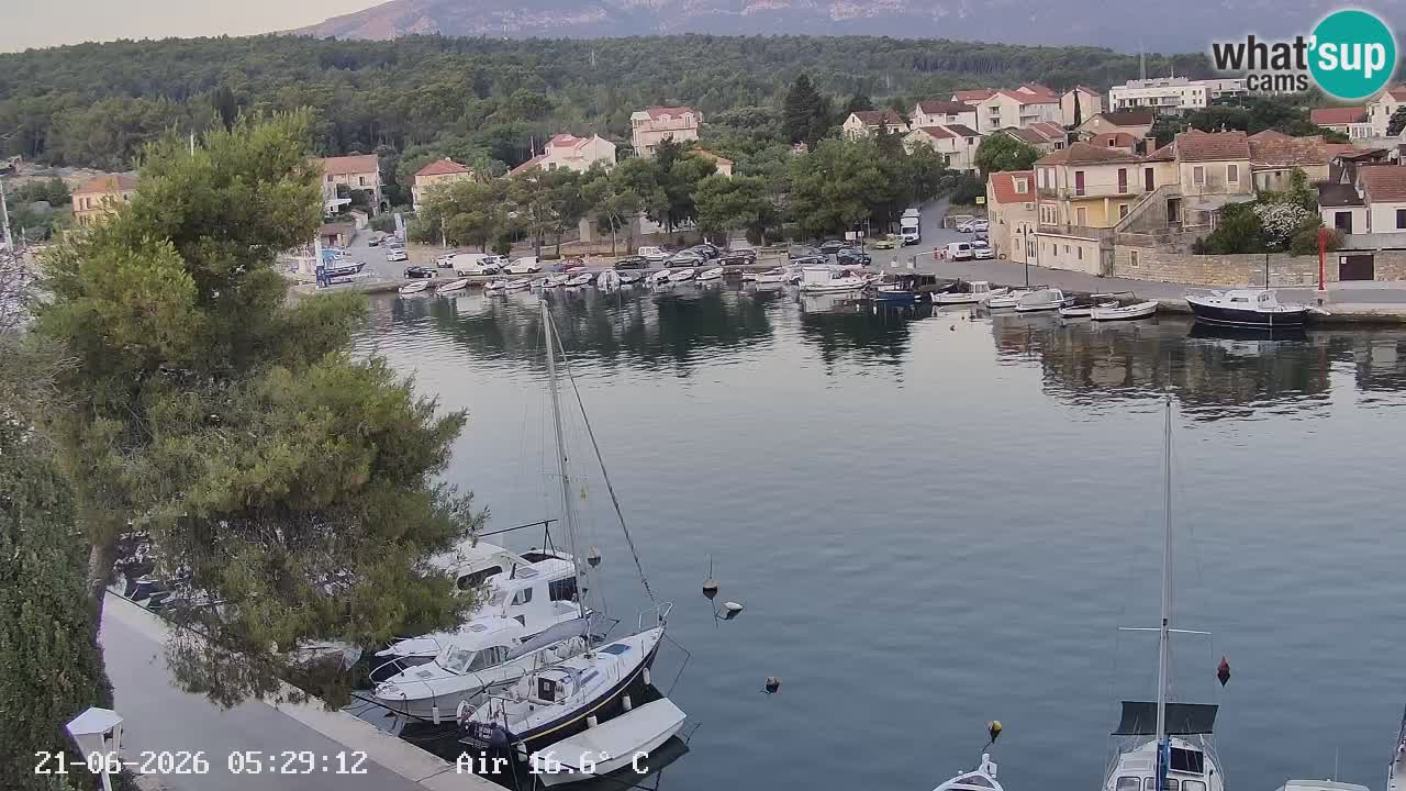 Webcam Vrboska marina | Hvar Insel | Dalmatien