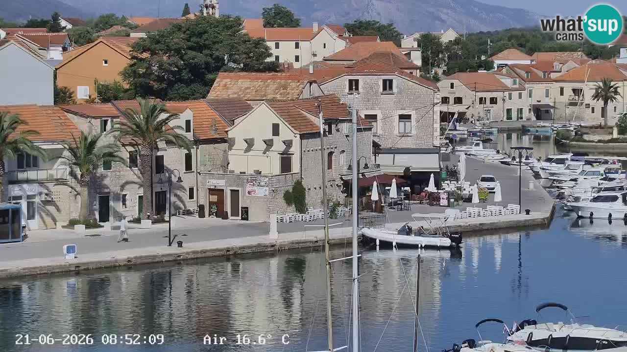 Livecam Vrboska marina | Hvar island | Dalmatia