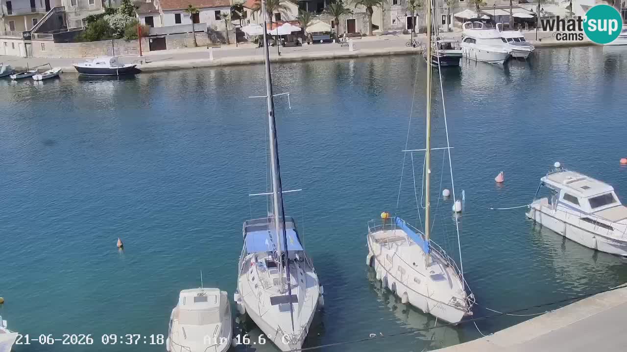 Livecam Hvar Vrboska marina | Île de Hvar | Dalmatia