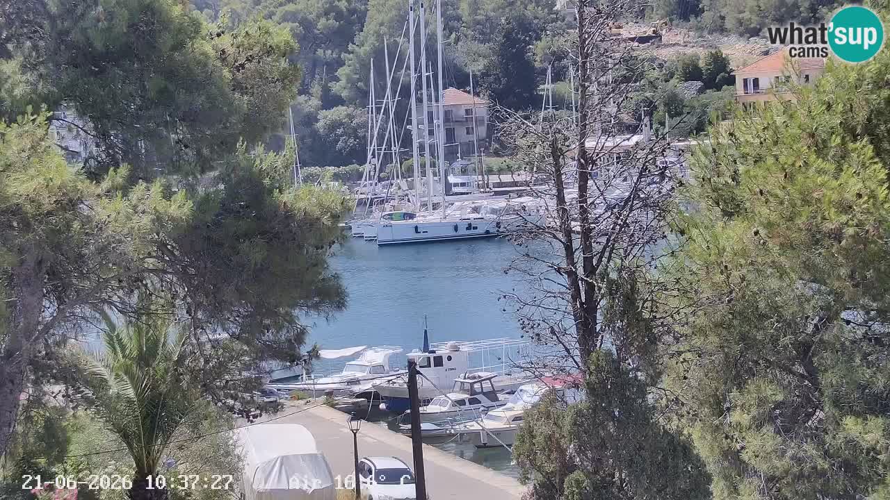 Webcam Vrboska marina | Hvar Insel | Dalmatien