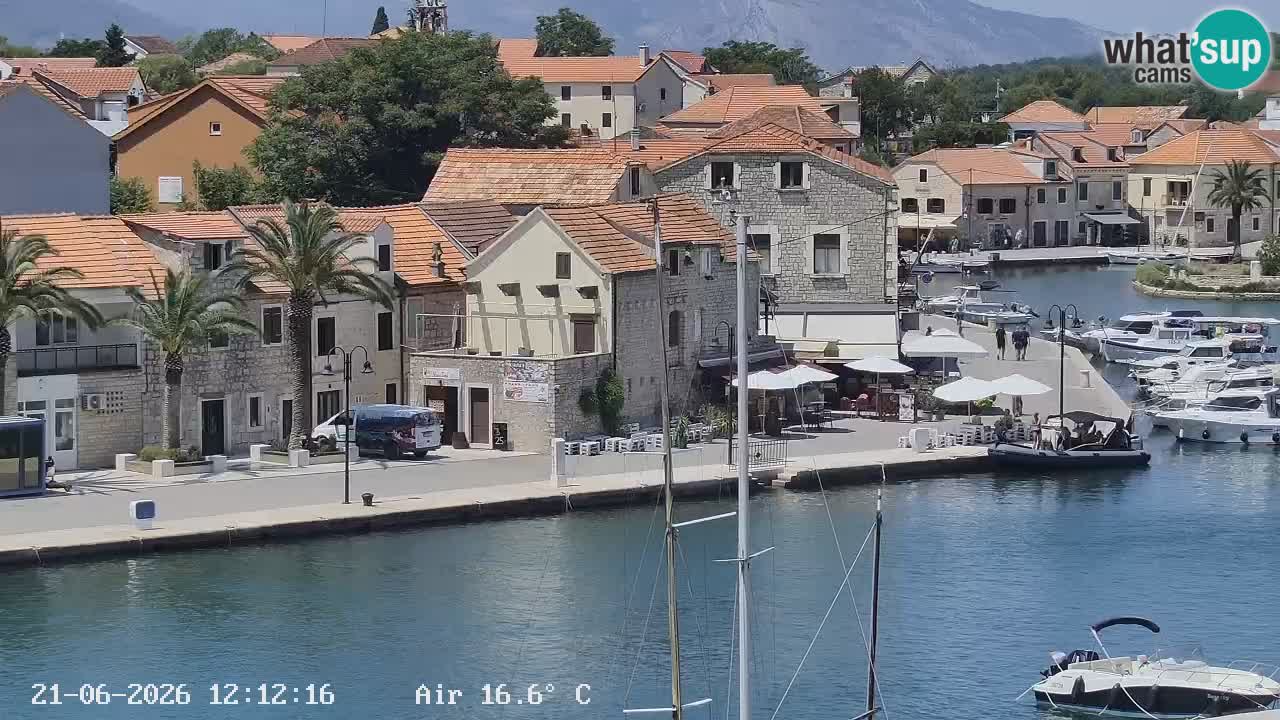 Webcam Vrboska marina | Hvar Insel | Dalmatien