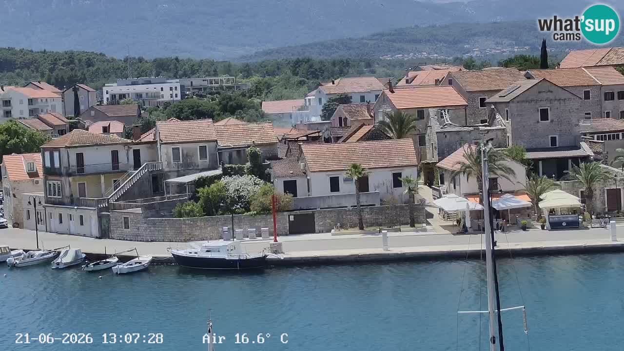 Webcam Vrboska marina | Hvar Insel | Dalmatien