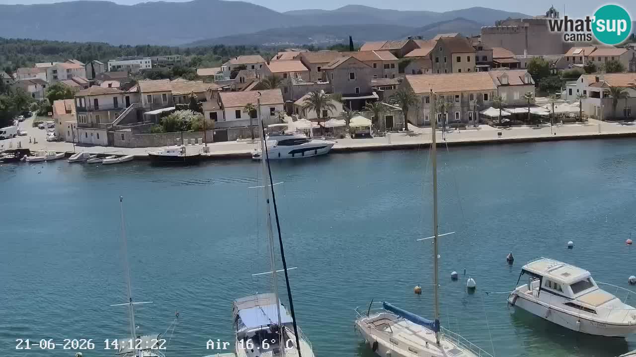 Livecam Vrboska marina | Hvar island | Dalmatia