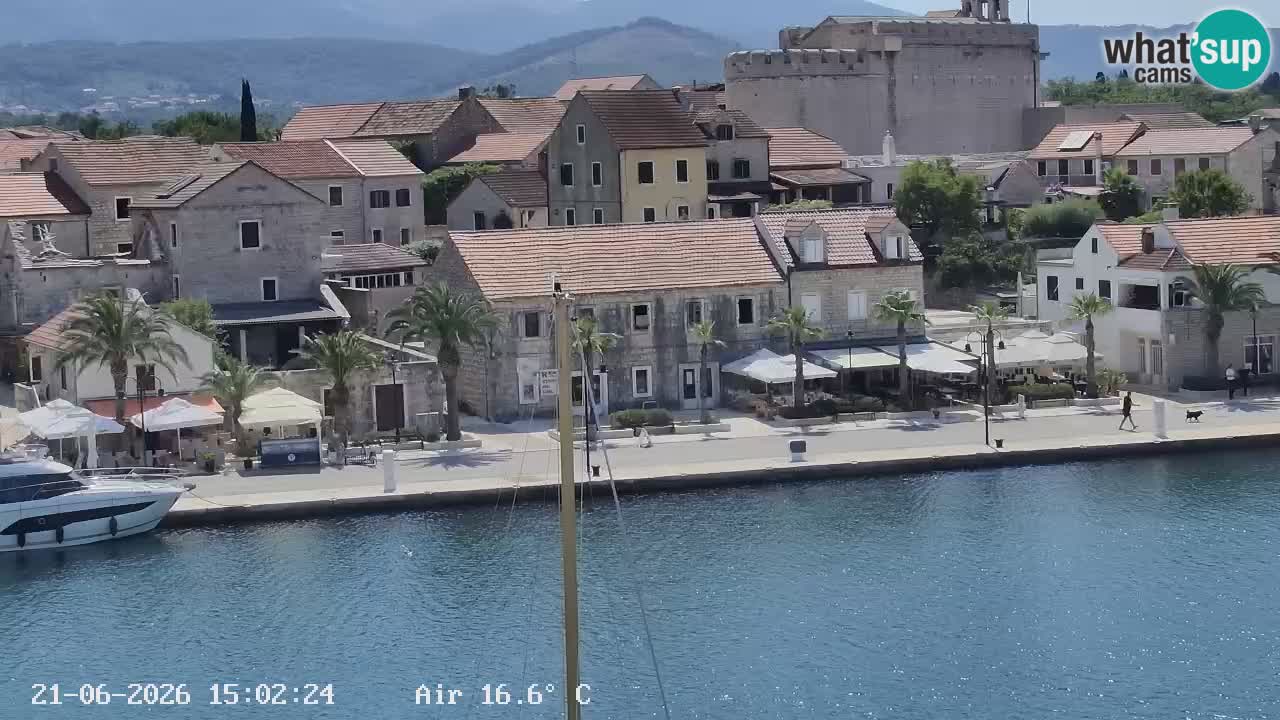 Livecam Hvar Vrboska marina | Île de Hvar | Dalmatia