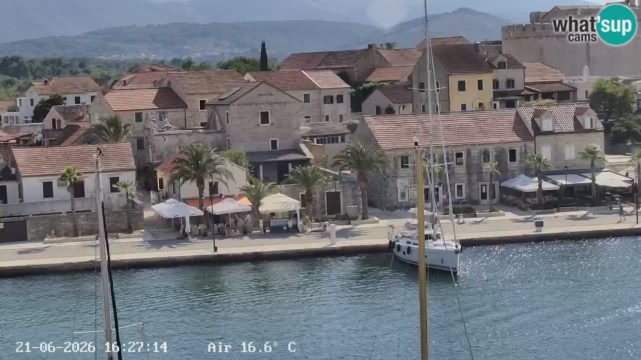 Webcam Vrboska marina | Hvar Insel | Dalmatien