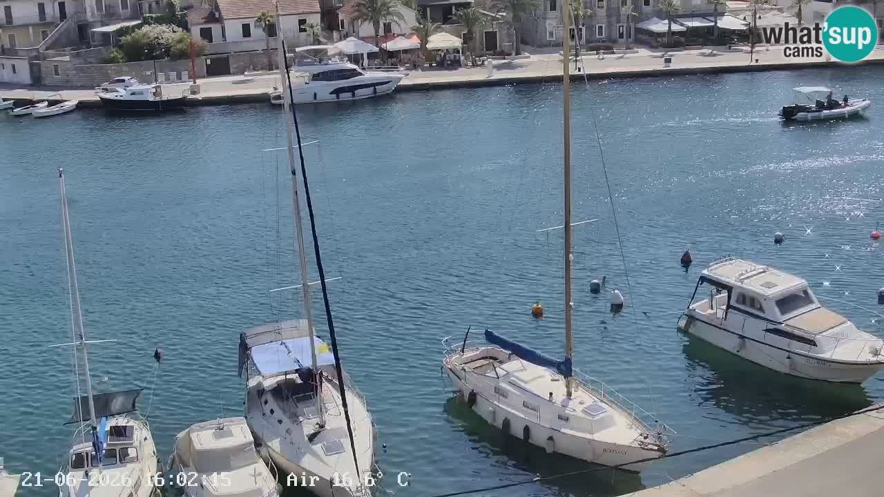 Webcam Vrboska marina | Hvar Insel | Dalmatien
