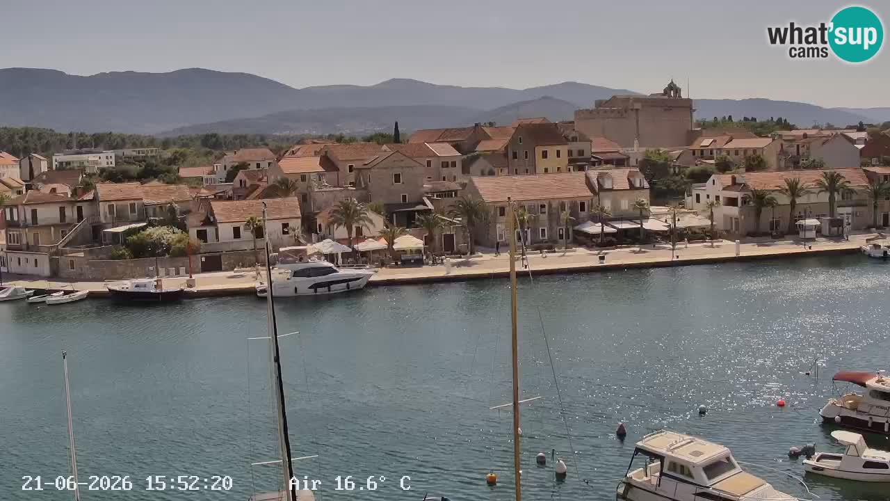 Livecam Vrboska marina | Hvar island | Dalmatia