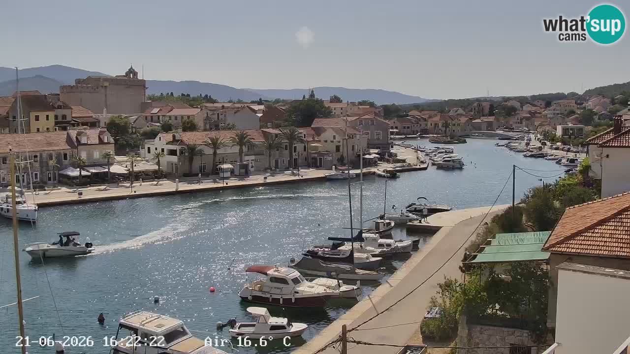 Livecam Hvar Vrboska marina | Île de Hvar | Dalmatia