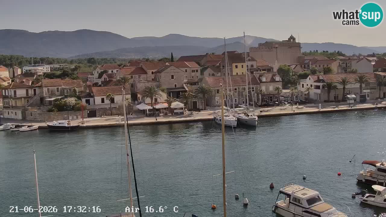 Livecam Hvar Vrboska marina | Île de Hvar | Dalmatia