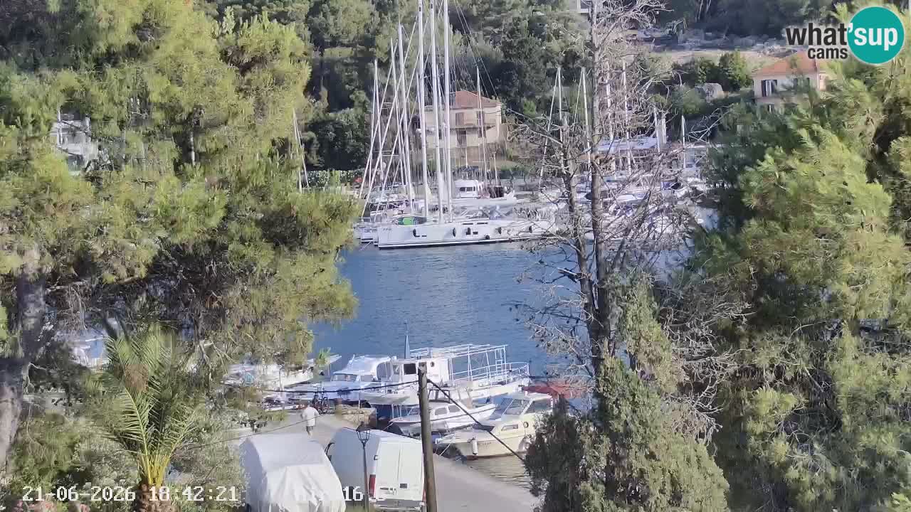 Webcam Vrboska marina | Hvar Insel | Dalmatien