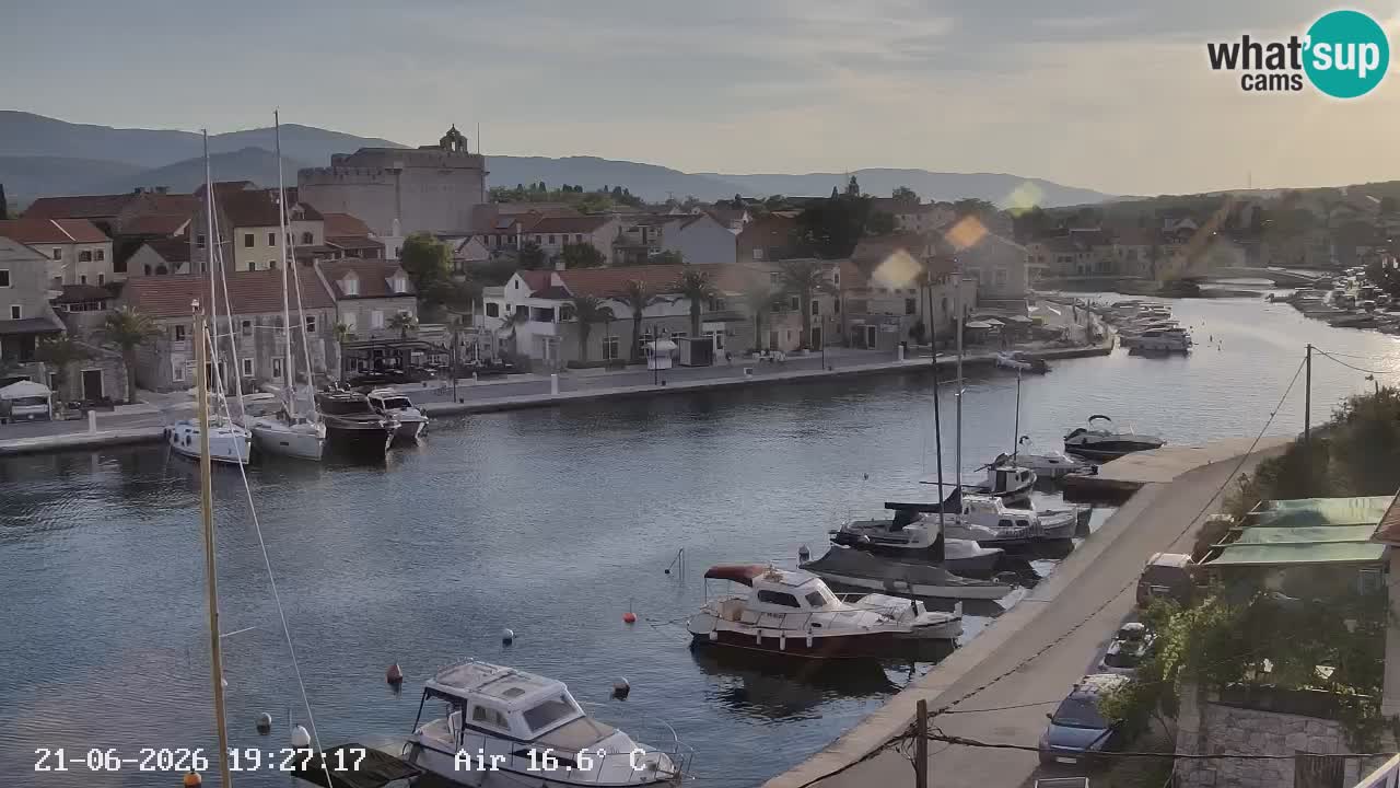 Livecam Hvar Vrboska marina | Île de Hvar | Dalmatia