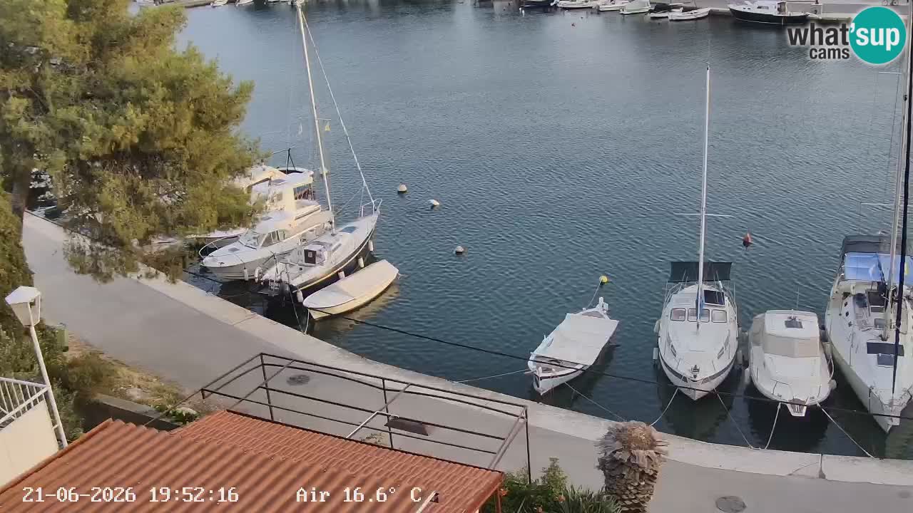 Webcam Vrboska marina | Hvar Insel | Dalmatien
