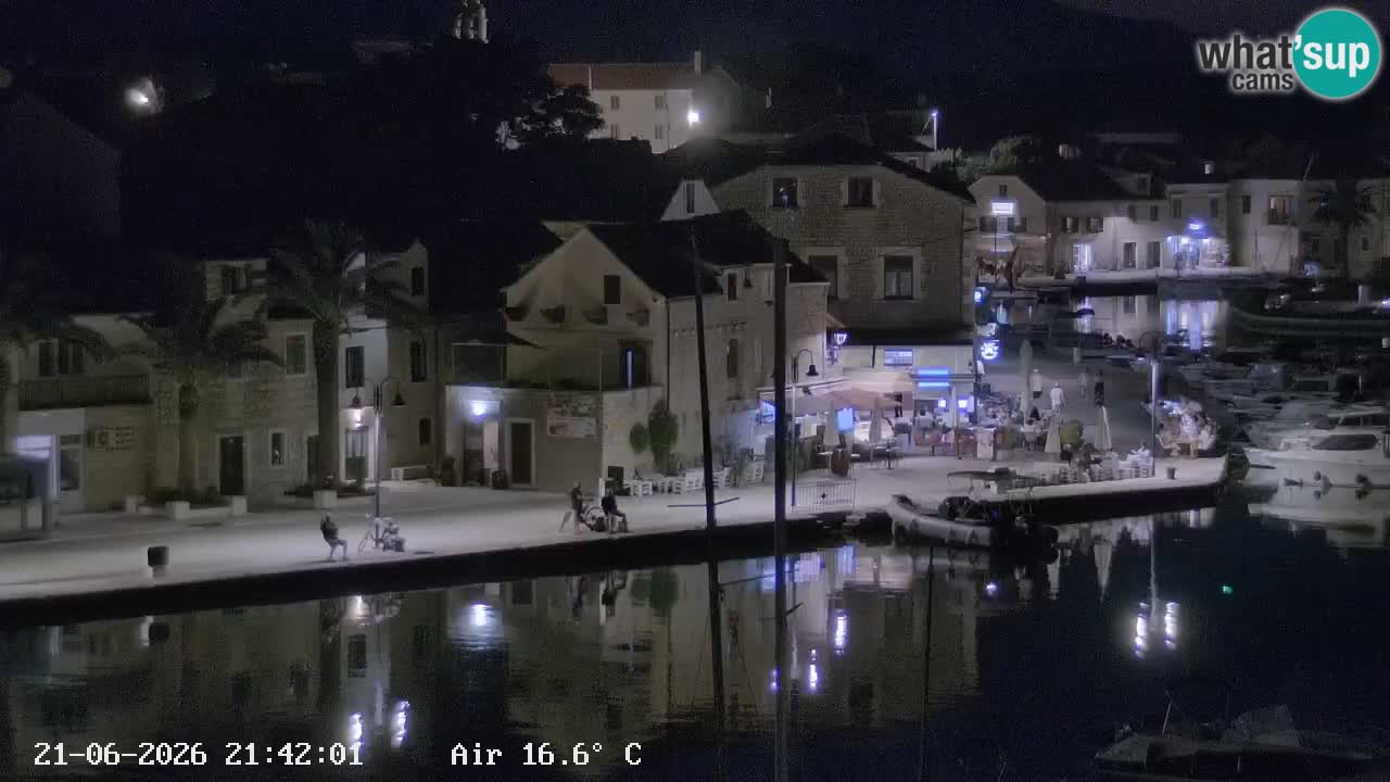 Livecam Hvar Vrboska marina | Île de Hvar | Dalmatia