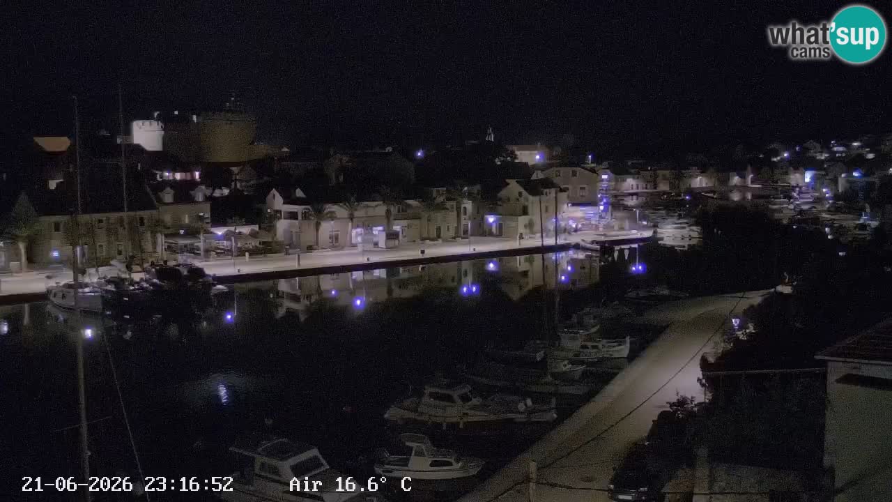 Webcam Vrboska marina | Hvar Insel | Dalmatien