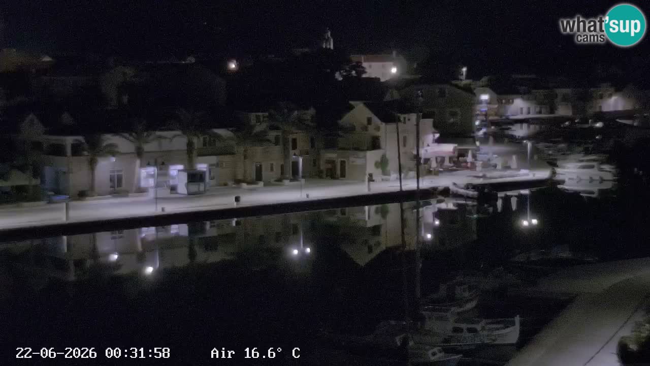 Livecam Vrboska marina | Hvar island | Dalmatia