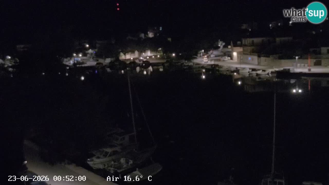 Livecam Vrboska marina | Hvar island | Dalmatia