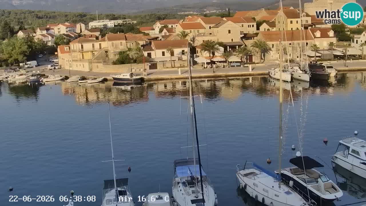 Livecam Vrboska marina | Hvar island | Dalmatia