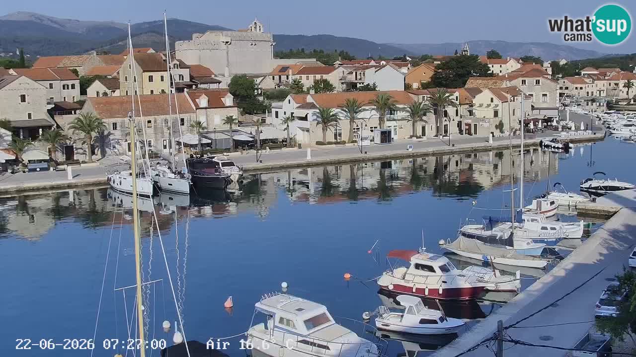 Livecam Vrboska marina | Hvar island | Dalmatia