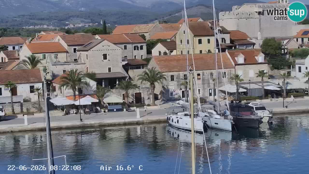 Livecam Hvar Vrboska marina | Île de Hvar | Dalmatia