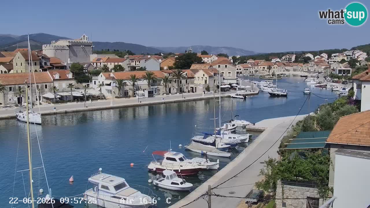 Livecam Vrboska marina | Hvar island | Dalmatia
