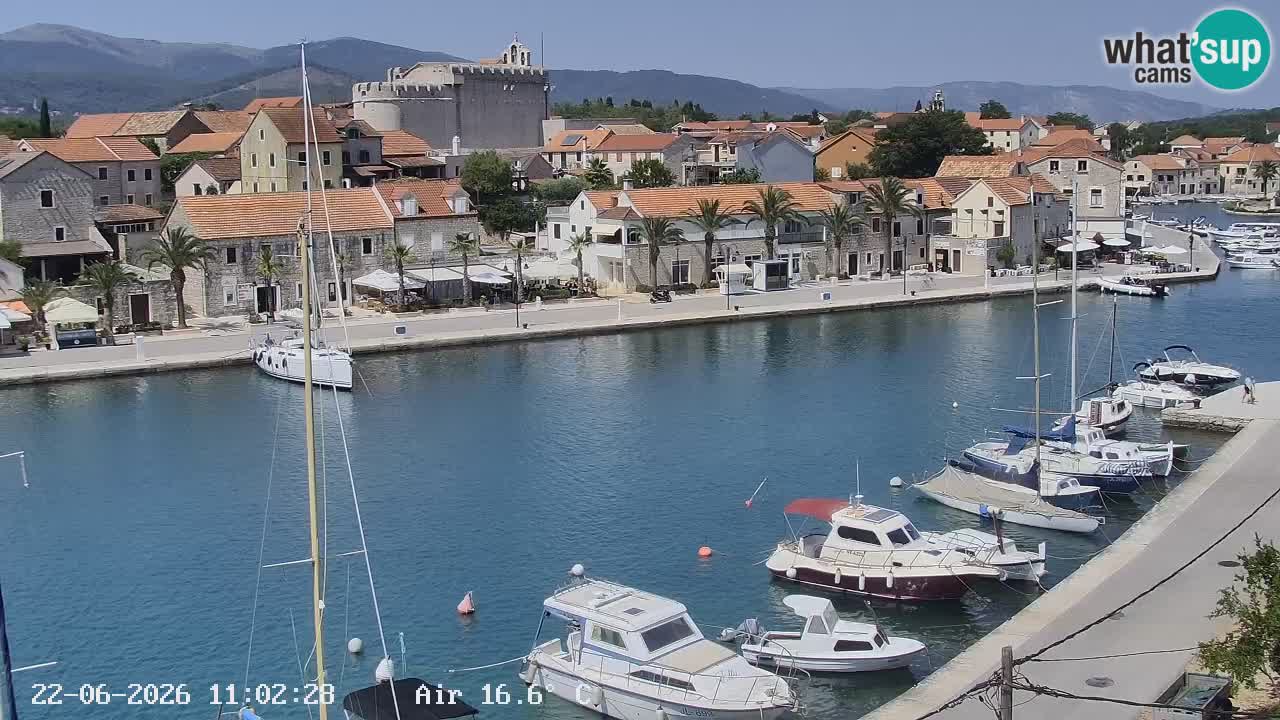 Livecam Hvar Vrboska marina | Île de Hvar | Dalmatia