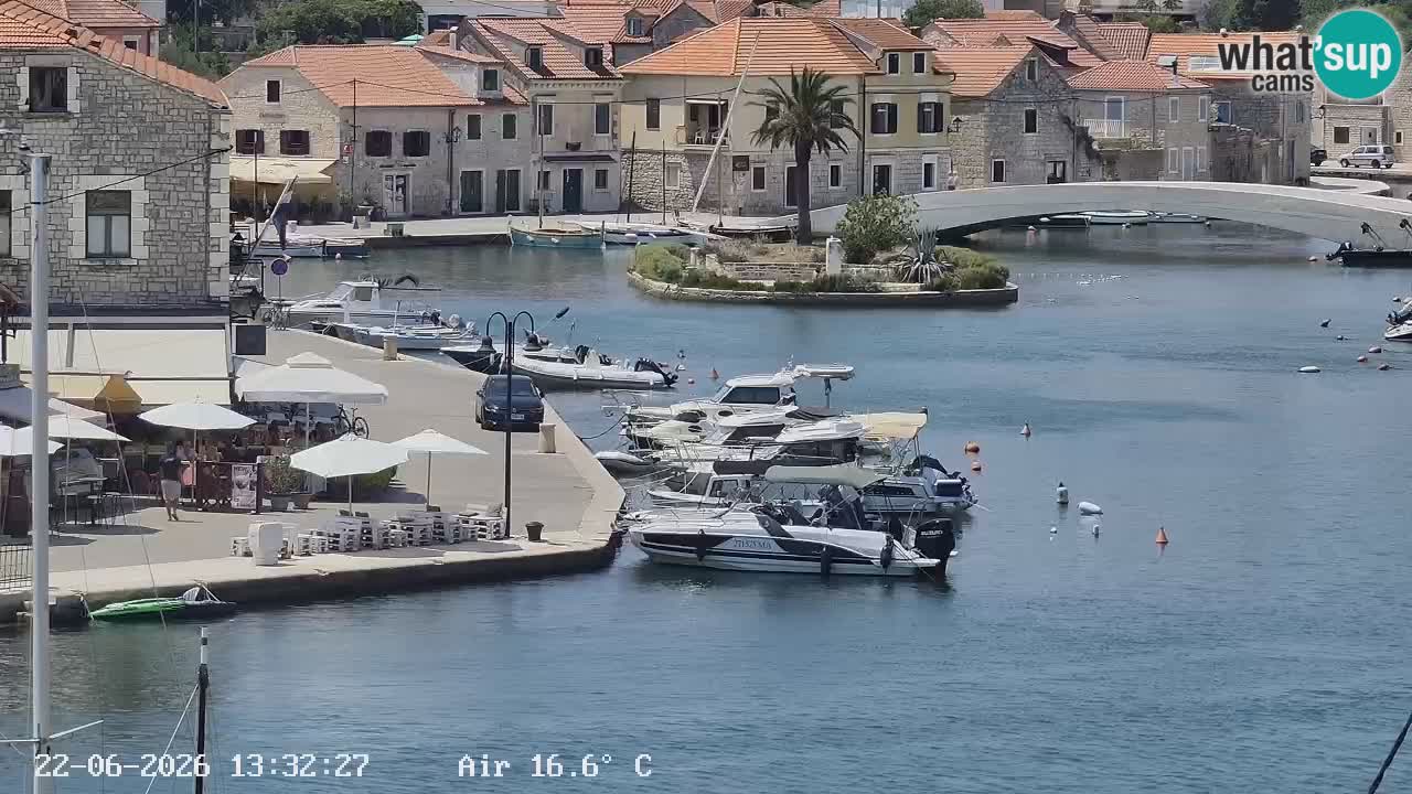 Webcam Vrboska marina | Hvar Insel | Dalmatien