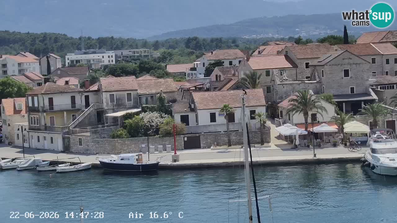 Webcam Vrboska marina | Hvar Insel | Dalmatien