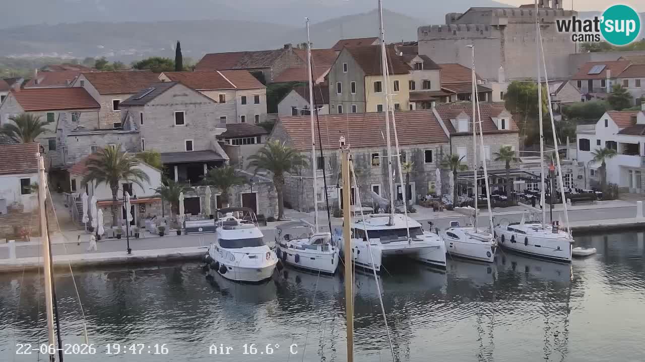 Webcam Vrboska marina | Hvar Insel | Dalmatien