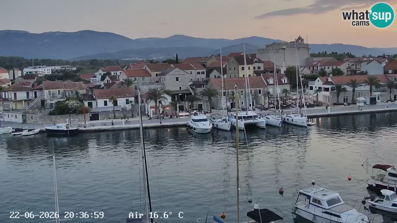 Livecam Vrboska marina | Hvar island | Dalmatia