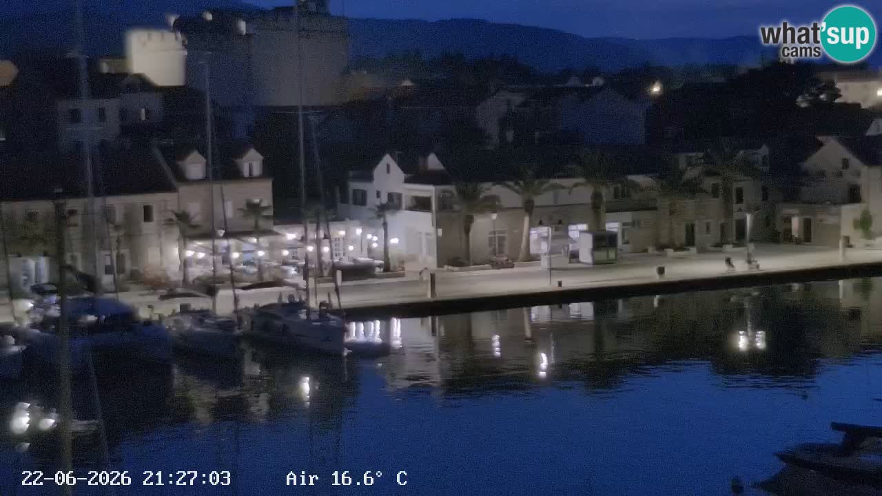 Livecam Hvar Vrboska marina | Île de Hvar | Dalmatia