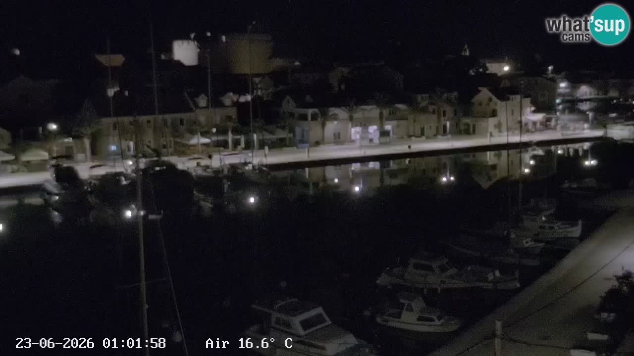 Webcam Vrboska marina | Hvar Insel | Dalmatien