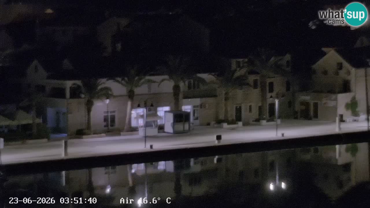Webcam Vrboska marina | Hvar Insel | Dalmatien