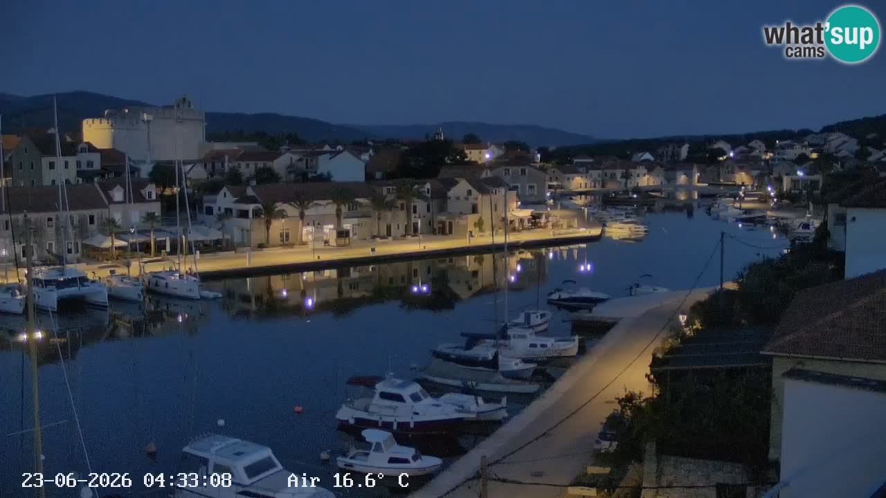 Webcam Vrboska marina | Hvar Insel | Dalmatien