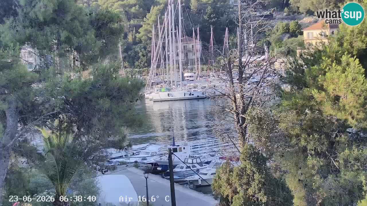 Livecam Vrboska marina | Hvar island | Dalmatia
