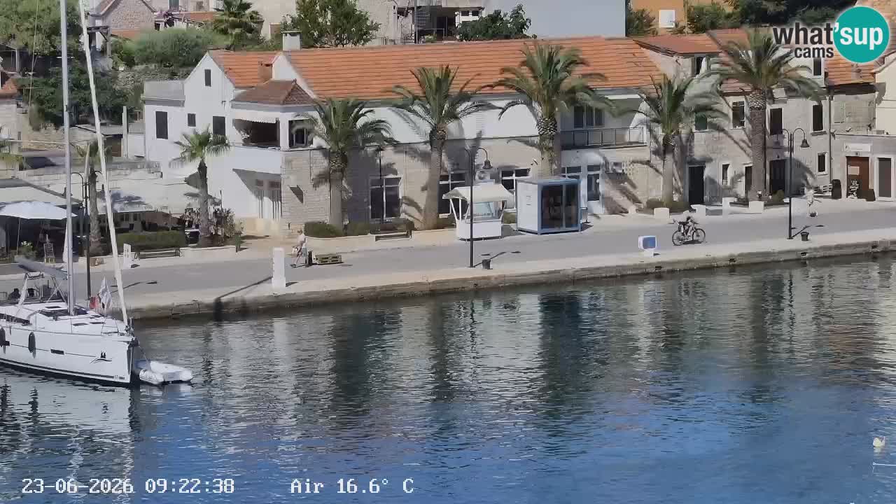 Webcam Hvar Vrboska marina | Dalmazia